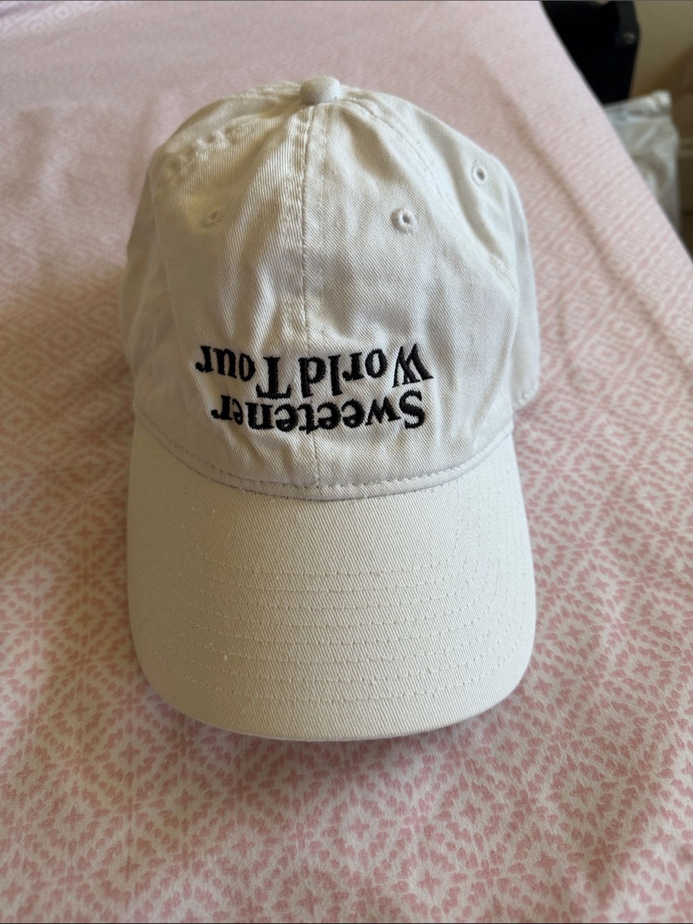Ariana Grande Sweetener World Tour White Baseball Cap